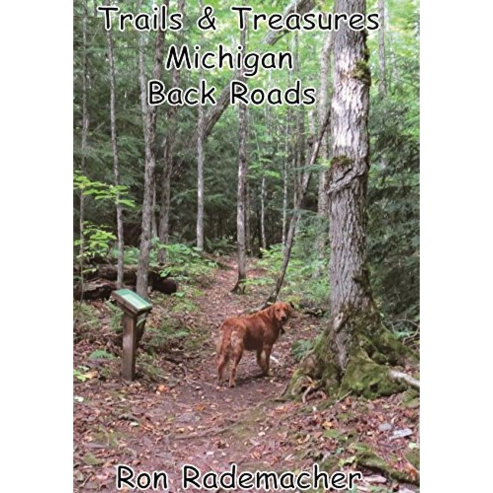 Trails & Treasures Michigan Back Roads Paperback Book new hiking
